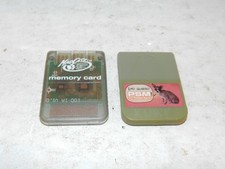 x2 Sony Playstation 1 PS1 Memory Cards TESTED Lot Of 2