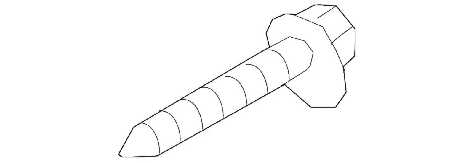 Genuine Audi Tie Rod Adjust Bolt WHT-009-162
