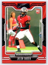 2021 Panini Playbook #135 Jaelon Darden Purple