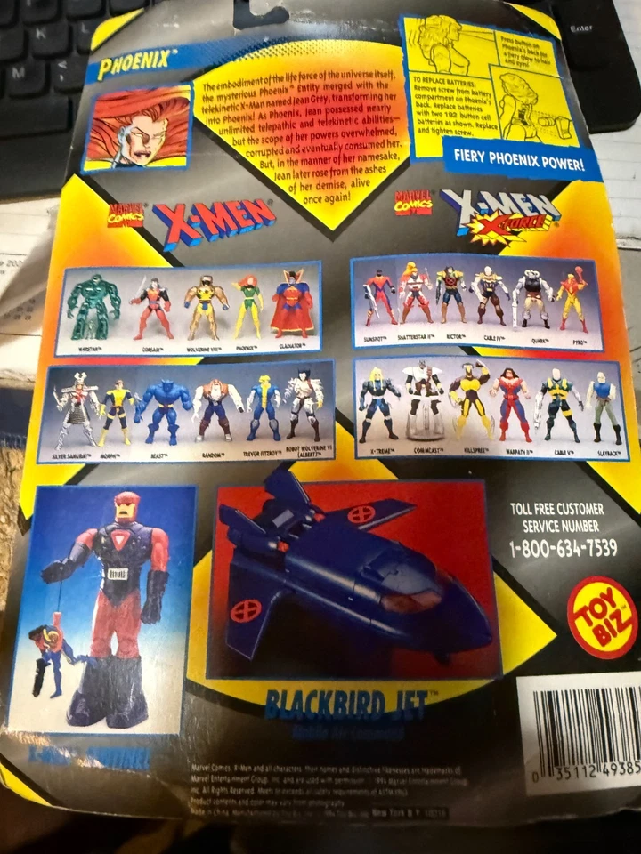 PHOENIX Toy Biz 1994 X-Men Phoenix Saga figure----unopened Jean Grey Mutant - Image 2 of 2