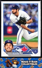 Jordan Romano 2023 Topps Series One #196 Toronto Blue Jays Baseball