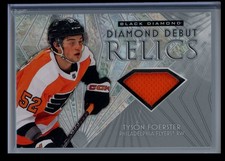2023-24 Upper Deck Black Diamond Debut Relics Tyson Foerster Rookie #DD-TF
