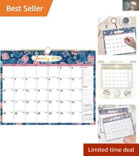 Stylish 2026 Wall Calendar with Twin-Wire Binding - 12