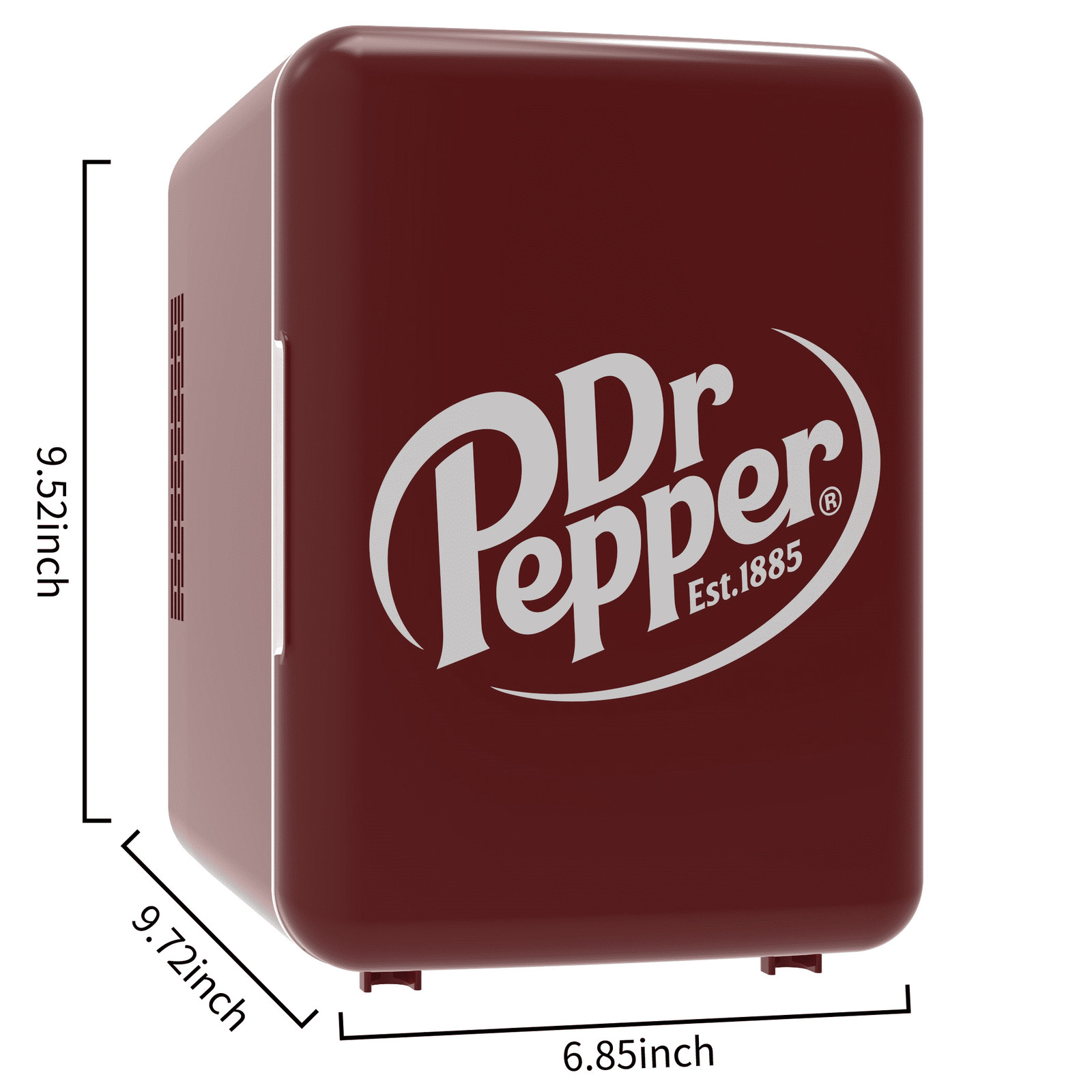 MIS135DRP DR. Pepper Mini Portable Compact Personal Fridge Cooler, 4 Liter Capac