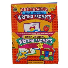 DAILY JOURNAL WRITING PROMPTS SET 9 BOOKS - SEPTEMBER TO