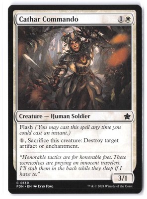 Cathar Commando #139 Foundations NM