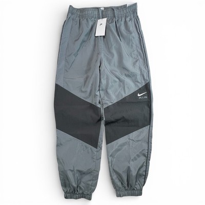 Nike Air Max Mini Swoosh Woven Track Pants Grey Mens Size Medium M
