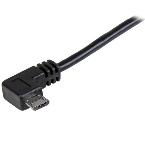 StarTech.com Cable de 2m Micro USB con conector acodado a la derecha - Cable de - Imagen 2 de 4