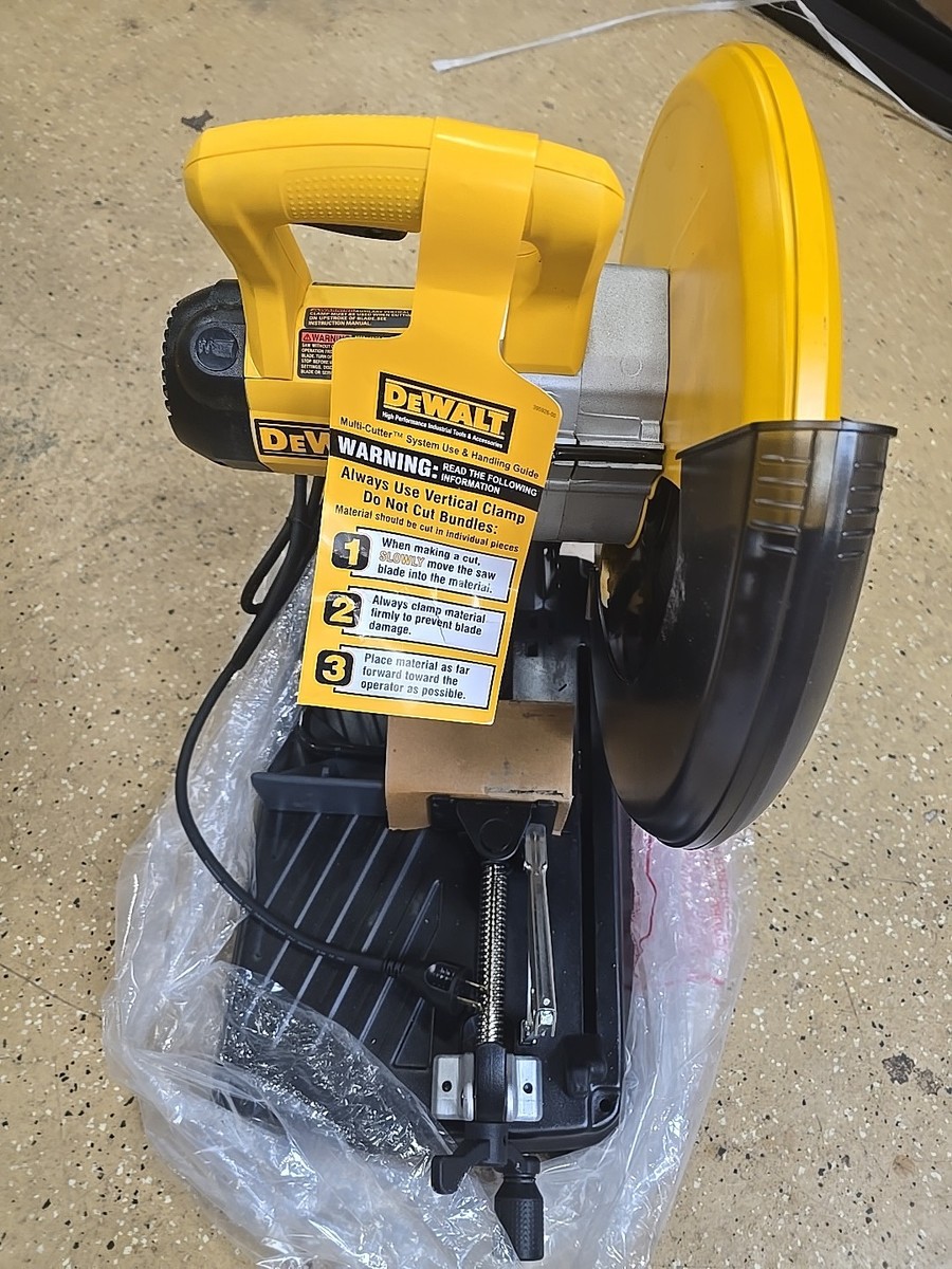 Dewalt Multi-Cutter Saw, 1300 Rpm 14 In, 15 Amp, Inches Arbor