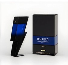 Bad Boy Cobalt Elixir By Carolina Herrera 3.4oz Edp Spray For Men New In Box