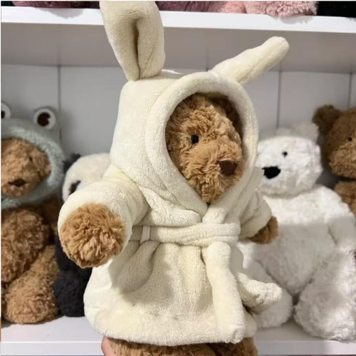 Jelly cat Bartholomew Bathrobe Bear Plush Plushie Doll Soft