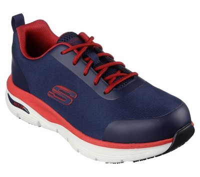 SKECHERS SR-RINGSTAP ARCH FIT 200086 NVRD navy rot, Gr. 43