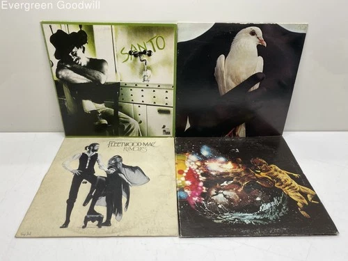 Santana Fleetwood Mac Vinyl Records Lot of 4