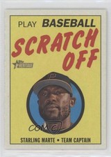 2019 Topps Heritage High Number 1970 Scratch Offs Starling Marte #20 kh4