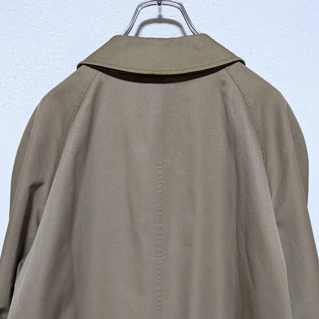 Burberrys Vintage Balmacaan Coat Made in England Nova Check Beige Mens Size M thumbnail 23