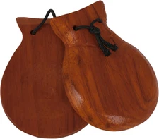 Spanish Castanets Professional Mahogany Castanets Clapper Percussion Wooden Hand