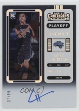 2022-23 Contenders Rookie Variation Playoff Ticket 37/99 Caleb Houstan Auto 1k7d