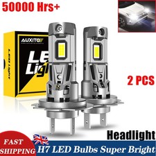 NEW AUXITO H7 LED KIT HEADLIGHT CANBUS ERROR FREE 6500K WHITE UK SELLER 22000LM