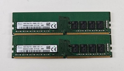 32GB SK HYNIX (2x16GB) 2RX8 PC4-2666V-EE1-11 DDR4 RAM HMA82GU7CJR8N-VK  T0 AC