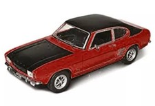 1/43 Ford Capri 1700 GT 1970 Red Black Hood Diecast CLC258