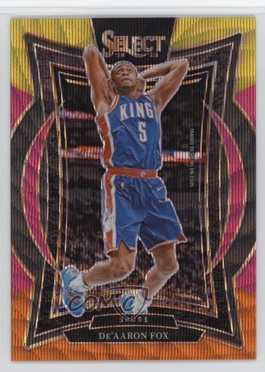 2024-25 Panini Select Concourse Multi Wave Prizm 15/20 De'Aaron Fox #3 0vj4