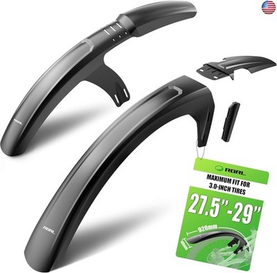 RBRL Bike Fender Set for MTB & E-Bike   Full Coverage Mudguards Compatible w