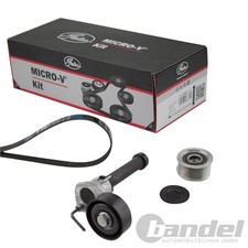 GATES Micro-V Kit KEILRIPPENRIEMEN-SATZ passend für AUDI A3 TT SEAT ALTEA LEON