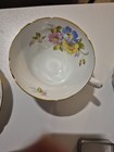 VTG Stanley England Fine Bone China Teacup & Saucer w/gold Trim Flowers FLORAL — photo 5