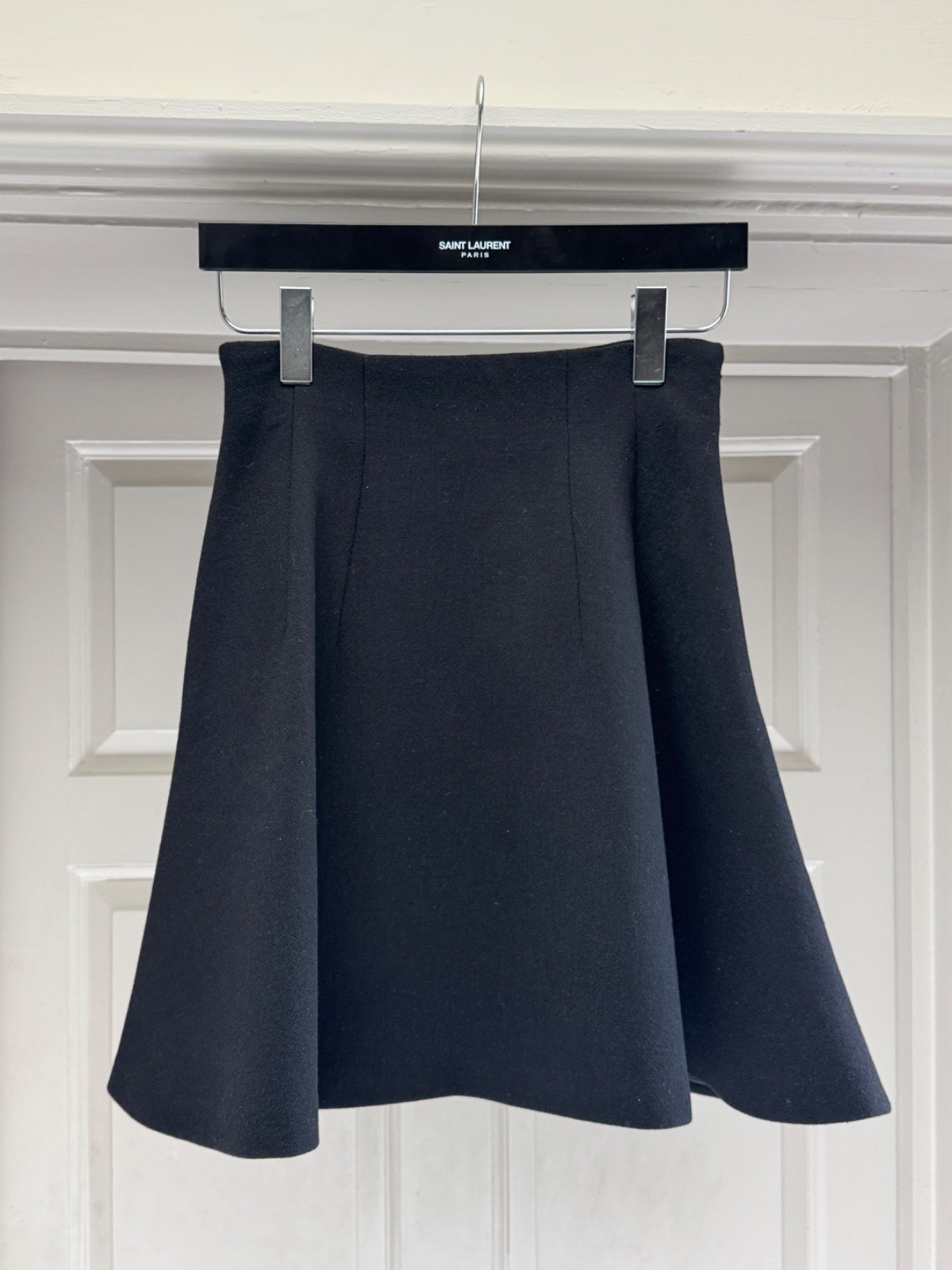 Miu Miu Classic Black A-Line Knee Length Skirt IT 40 / UK 8 RRP £1350