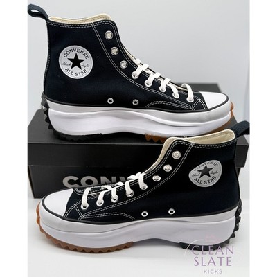 Converse Run Star Hike Hi Platform Black/White M10 / W11.5 NIB