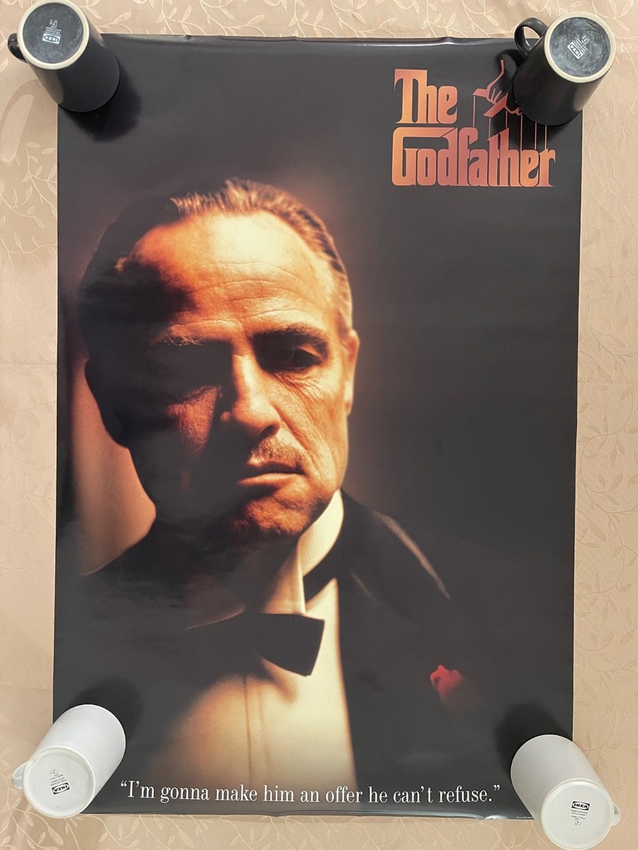 THE GODFATHER, MARLON BRANDO, AUTHENTIC 2006 POSTER | eBay