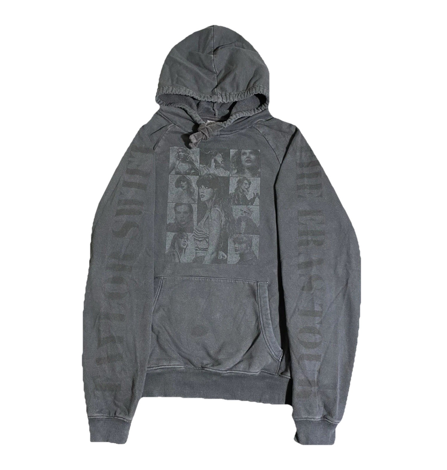 Taylor Swift Hoodie Medium Gray Eras Tour Official Concert Pullover Sweatshirt M