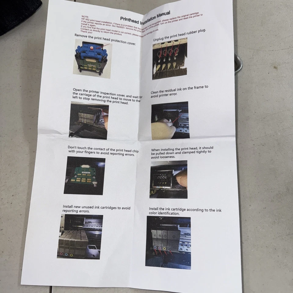 Rainaley 952 953 Printhead With Chip For HP OfficeJet Pro 7740 8710 8720 8730A1 - Image 4 of 4