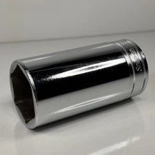 NOS Snap On Tools TSM32 1/2” Dr 6Pt Metric 32mm Flank Dr Deep Socket USA VTG