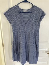 Urban Outfitters Extra Small Dress Blue White Gingham