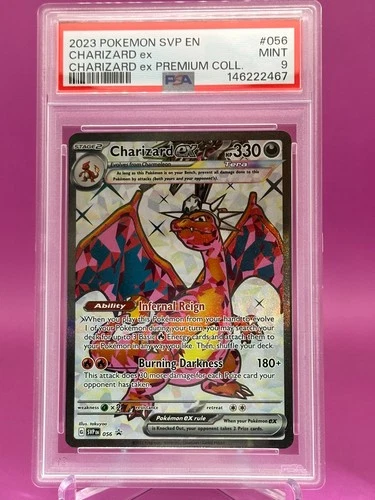 2023 POKEMON SVP EN-SV BLACK STAR PROMO #056 CHARIZARD EX PSA 9