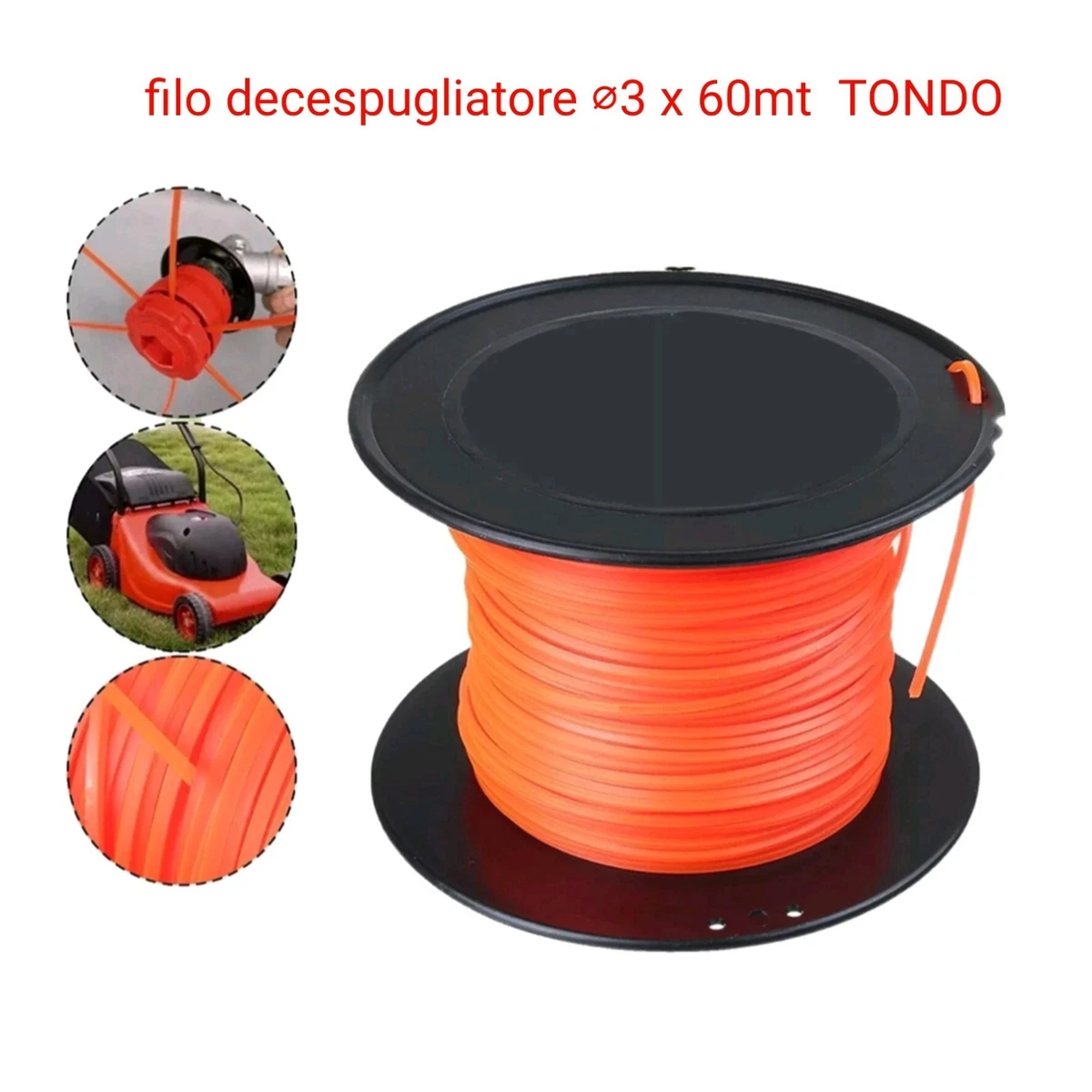 Filo Decespugliatore Tondo Nylon 3.0 Mm - 53 Mt In Offerta - Foto 6