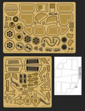 Greenstrawberry 1/32 Colonial Raptor Exterior Detail Set for Moebius kits