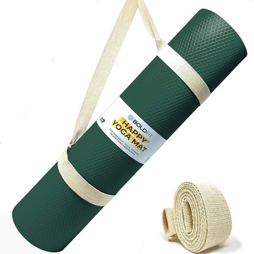 Boldfit Yoga Mat For Fitness Workout Army Green Color - Foto 1 di 8