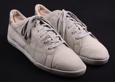 Jim Rickey JR-2 Gray Cotton Canvas Leather Sneakers Casual Shoes 45