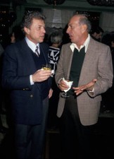 Steve Lawrence & Jack Klugman at Life Wish Book Party at Bis - 1987 Old Photo 1