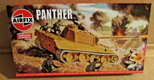 AIRFIX PANTHER TANK 1:76 SCALE MODEL KIT WW2 GERMAN BATTLEFIELD ...
