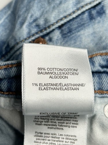 Silver Jeans Highly Desirable Cutoff Shorts Size 34x3 Blue Denim Distressed - Picture 9 of 11