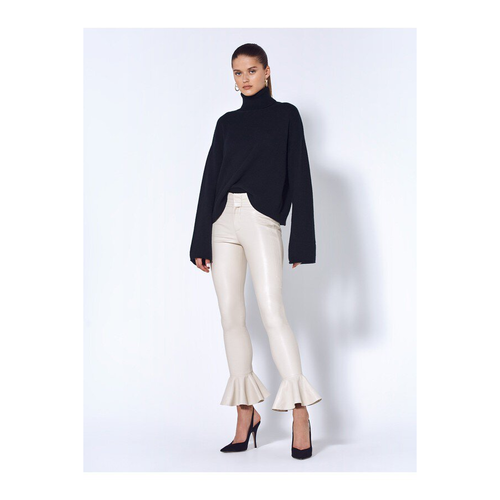 Alexis Ink Moretti Faux Leather Flounce 