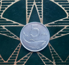 ($) 5 Lire 1984 (Delfino) -
