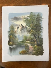 Hand Painted Oil Painting On Canvas 10" x 8"