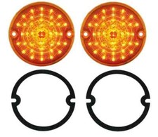 1957 Chevrolet Truck Parking Light L.e.d. Pair  Amber Lights Gasket