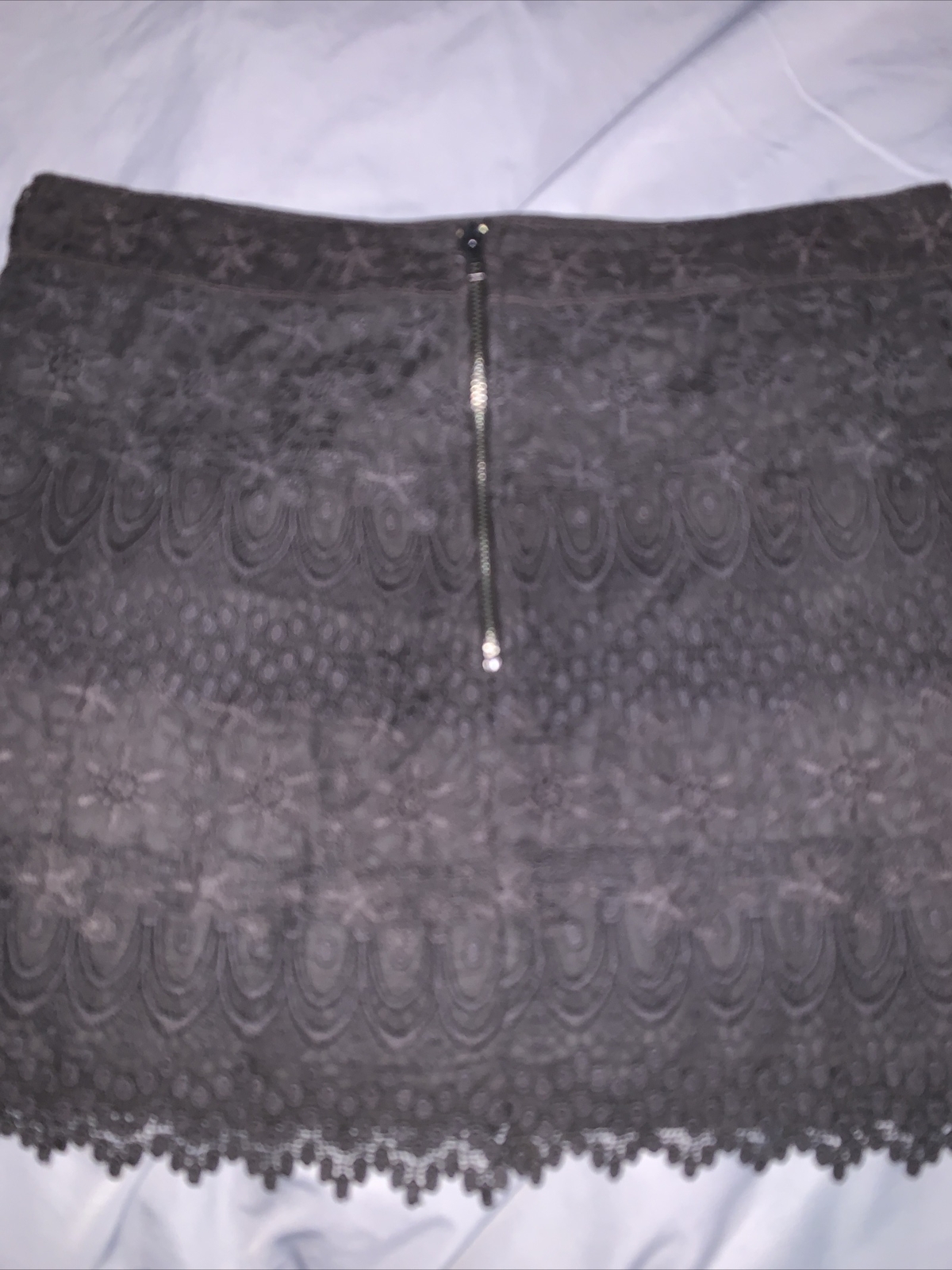 American Eagle layered lace solid gray womens siz… - image 5