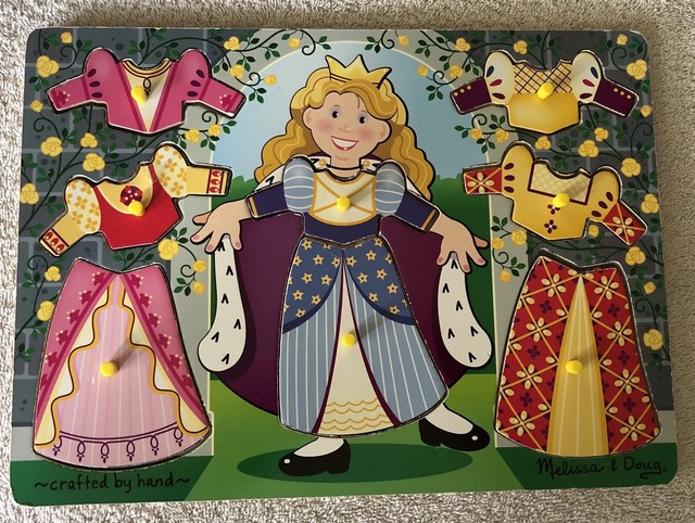 melissa and doug princess dress up puzzle