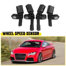 4PCS ABS Wheel Speed Sensor For AUDI Volkswagen VW Beetle Jetta Golf Passat CC